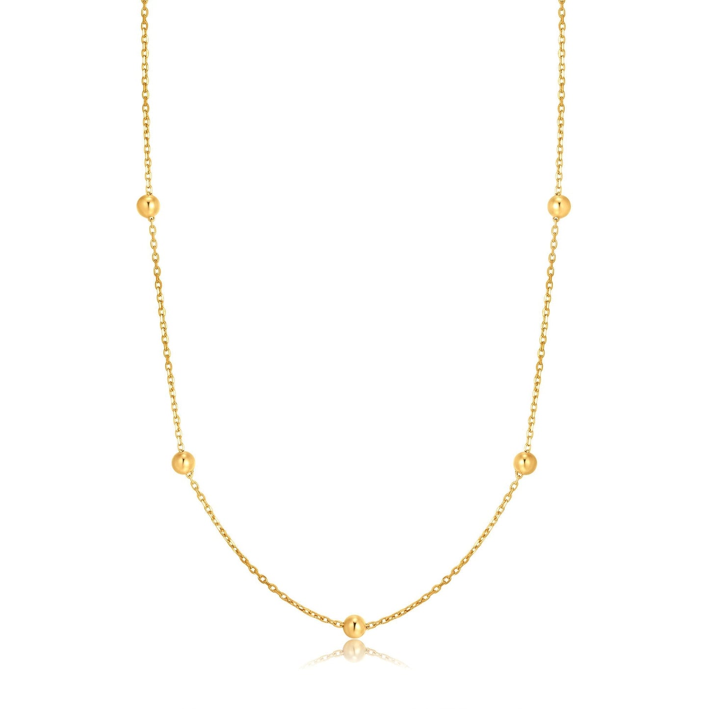 Ania Haie 14kt Gold Beaded Necklace