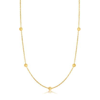 Ania Haie 14kt Gold Beaded Necklace