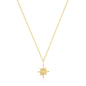 Ania Haie 14kt Gold Sunburst Natural Diamond Necklace