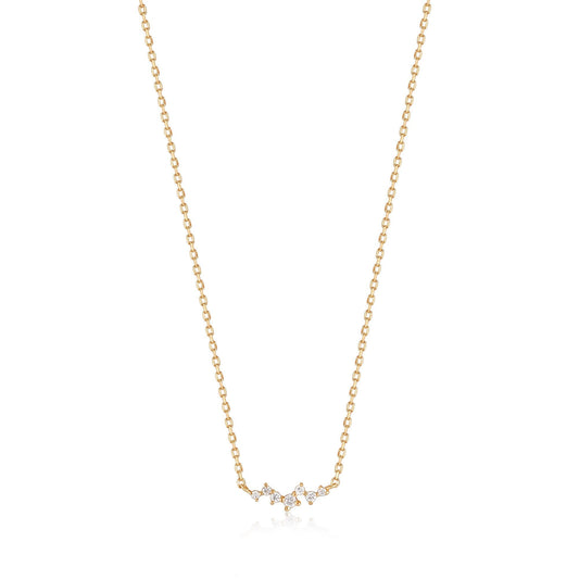 Ania Haie 14kt Gold Stargazer Natural Diamond Constellation Necklace