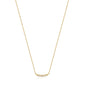 Ania Haie 14kt Gold Magma Curve Diamond Necklace