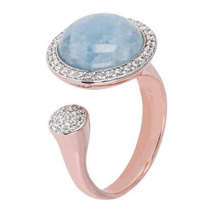 Bronzallure Open Ring with Gemstones