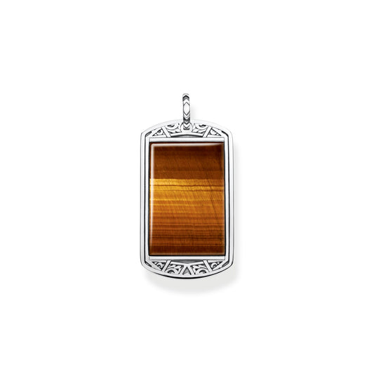 THOMAS SABO Pendant Dog Tag Tiger's Eye