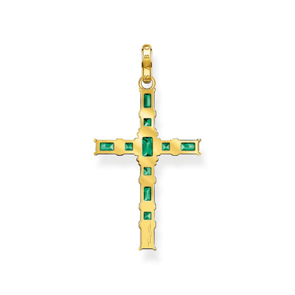 THOMAS SABO Heritage Green Cross Pendant