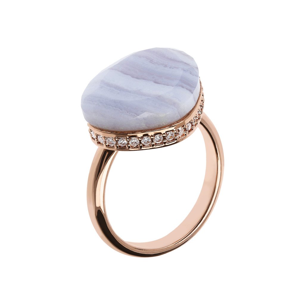 Bronzallure Preziosa Ring With Natural Stone