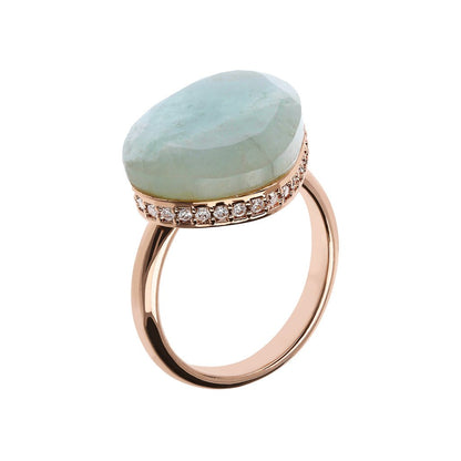 Bronzallure Preziosa Ring With Natural Stone