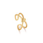 Ania Haie Gold Knot Double Band Adjustable Ring