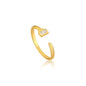 Ania Haie Gold Key Adjustable Ring