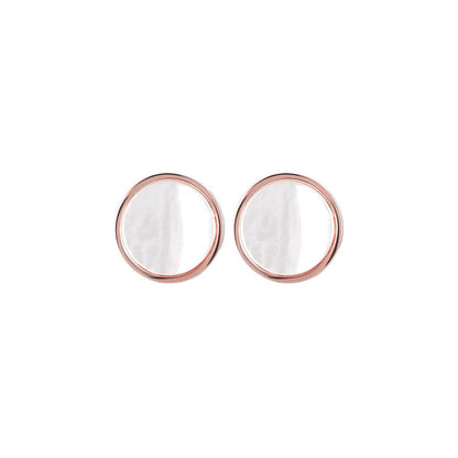 Bronzallure Stud Button Earrings