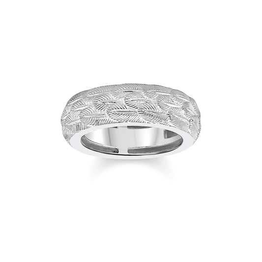 Thomas Sabo Ring Feather Silver Narrow