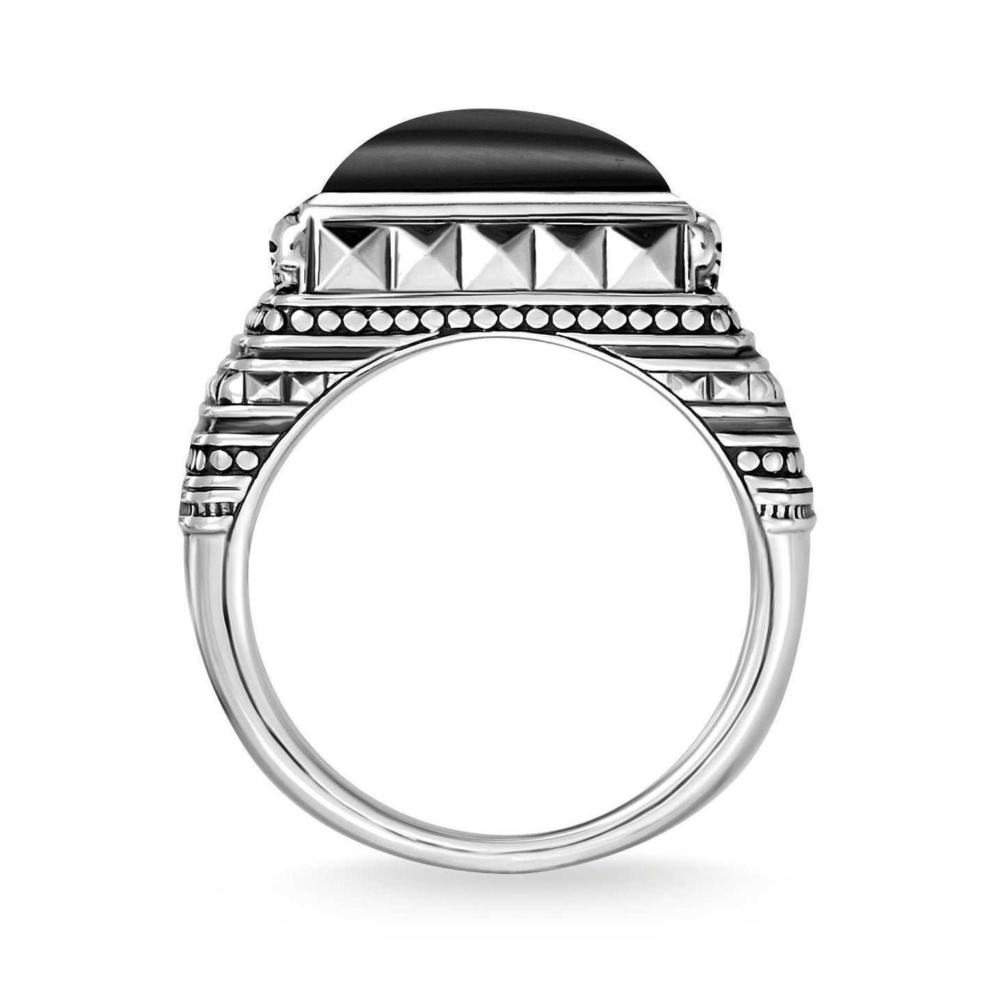 Thomas Sabo Ring "Ethnic Skulls Black"