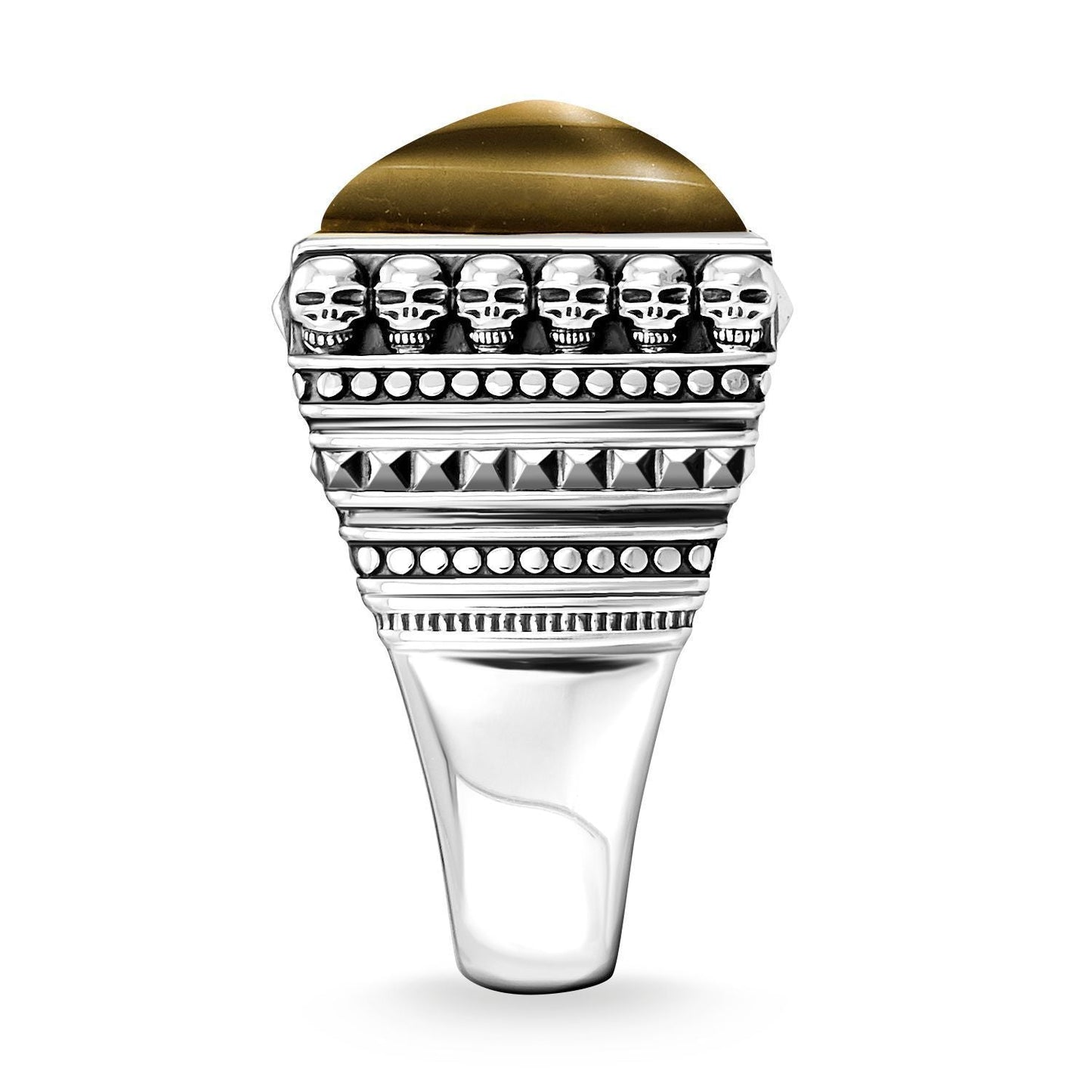 Thomas Sabo Ring "Ethnic Skulls Black"