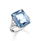 THOMAS SABO Heritage Aqua Silver Ring