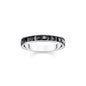 THOMAS SABO Heritage Black Stones Band Ring