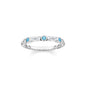 THOMAS SABO Turquoise Silver Band Ring