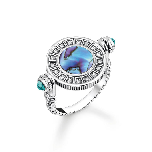 THOMAS SABO Abalone Coin Ring