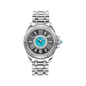 THOMAS SABO Mystic Island Watch with white stones and simulated turquoise silver