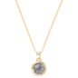 Bronzallure Golden Natural Stone Necklace