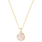 Bronzallure Golden Natural Stone Necklace