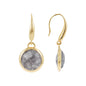 Bronzallure Golden Natural Stone Hook Earrings