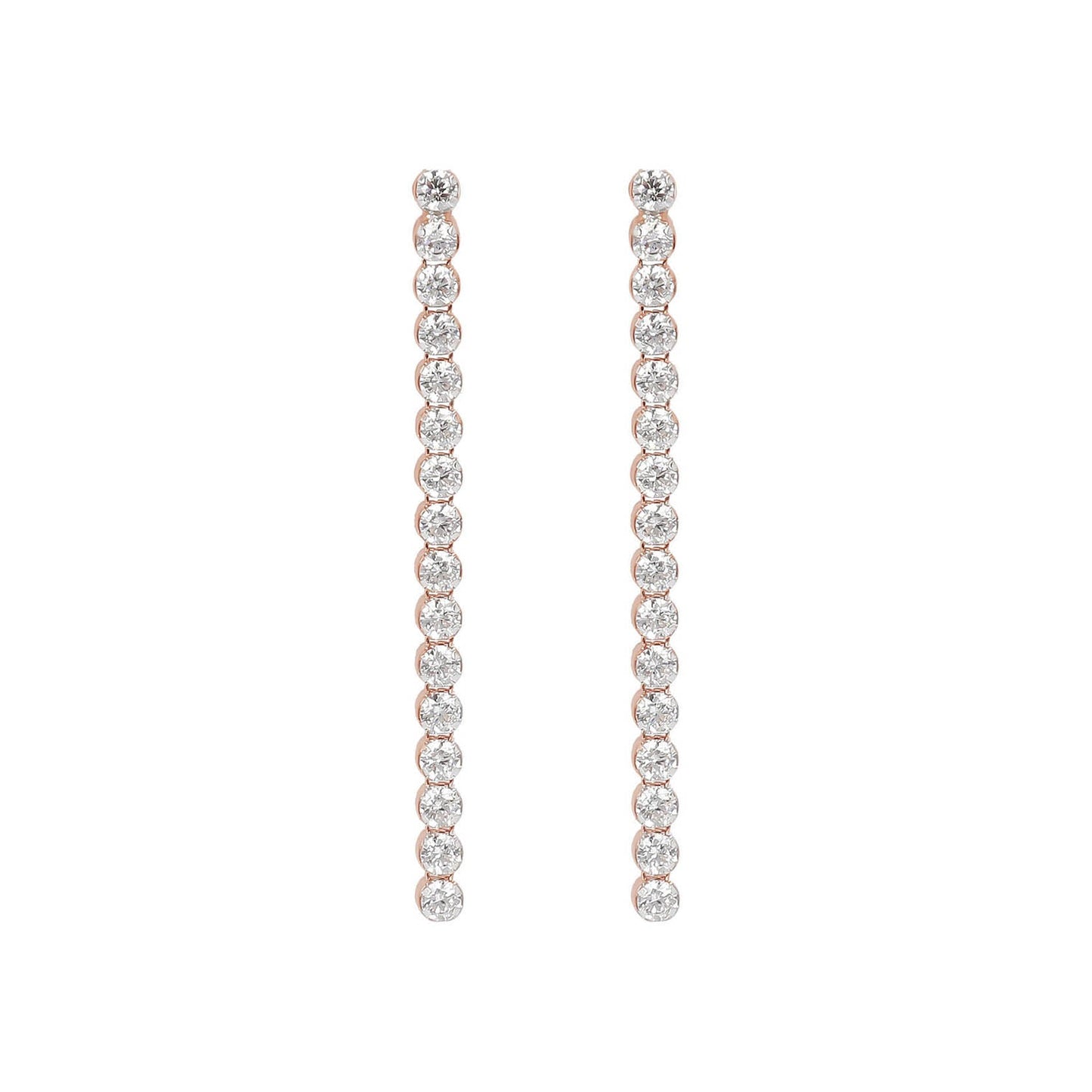 Bronzallure Altissima Tennis Earrings