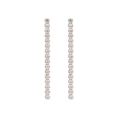 Bronzallure Altissima Tennis Earrings