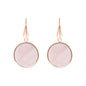 Bronzallure Stone Mini Disc Earrings