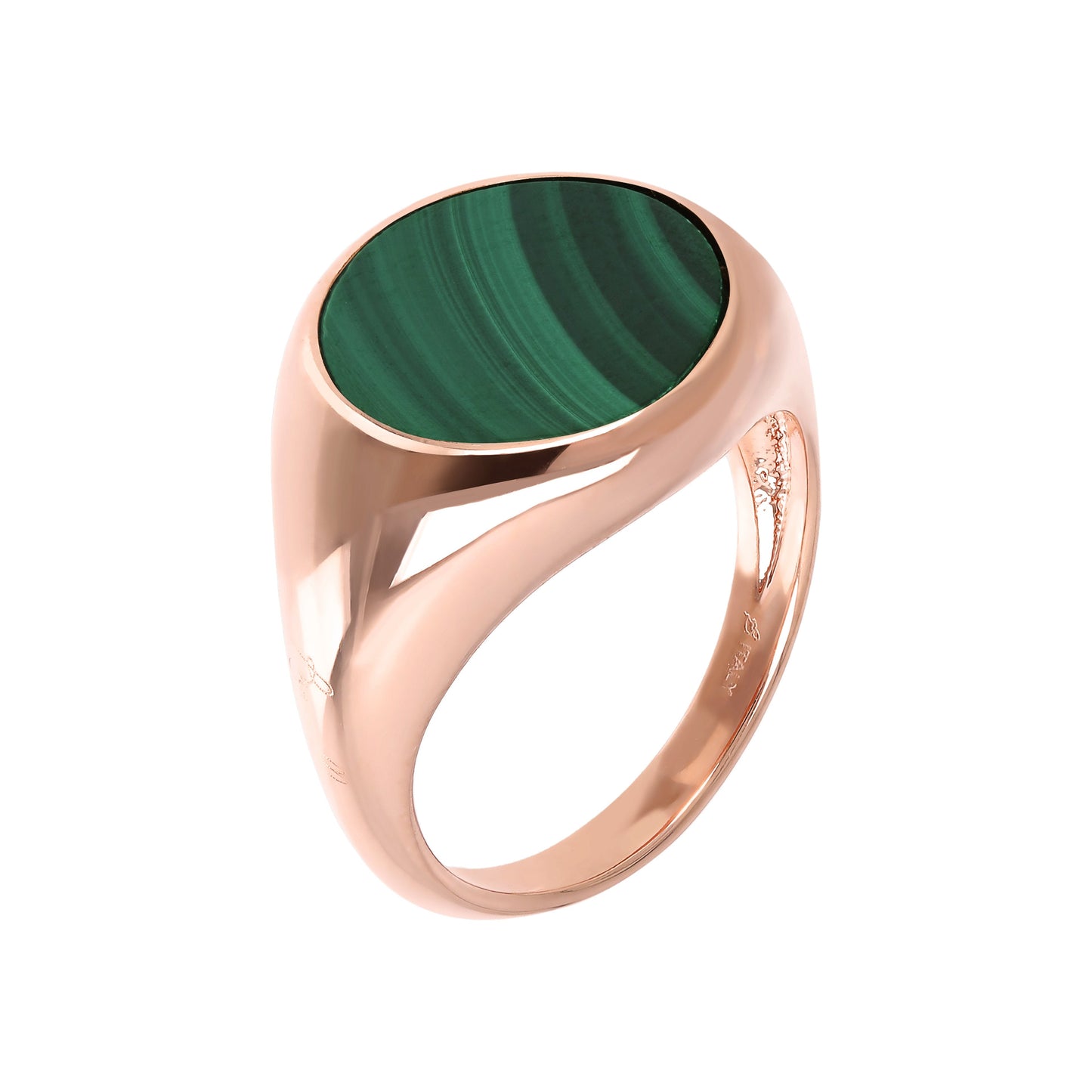 Bronzallure Gemstone Disc Rings