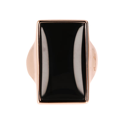 Bronzallure Rectangular Stone Adjustable Ring