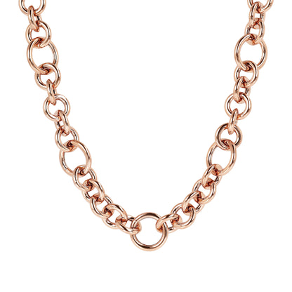 Bronzallure Necklace with Chain and Rings