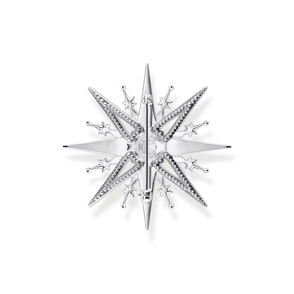 THOMAS SABO Brooch star with white stones silver