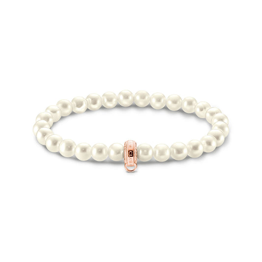 THOMAS SABO Charm bracelet pearls rose gold