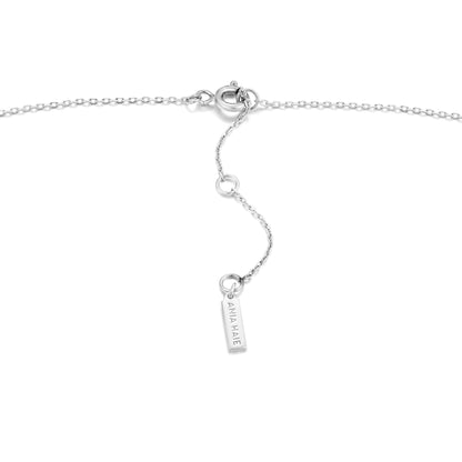 Ania Haie Silver Rope T-Bar Necklace