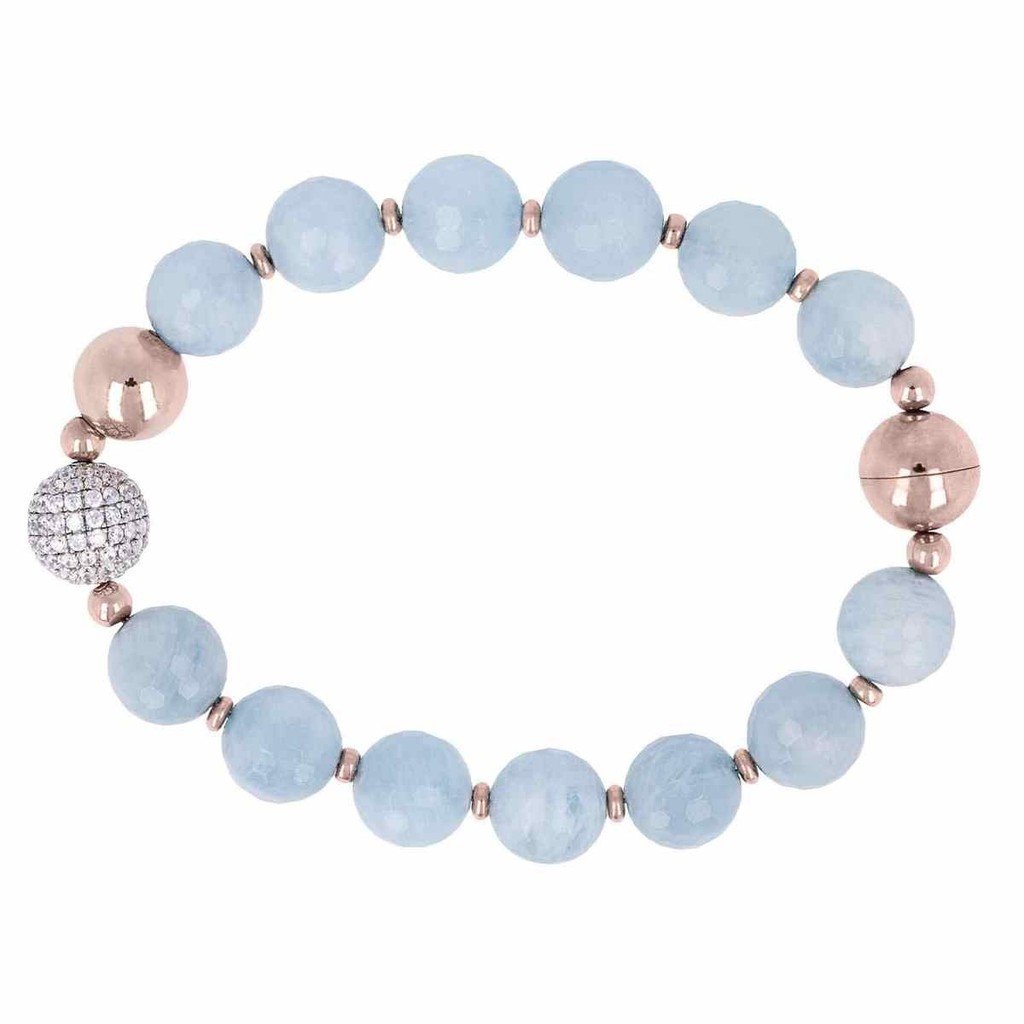 Bronzallure Gemstone Bead Bracelet