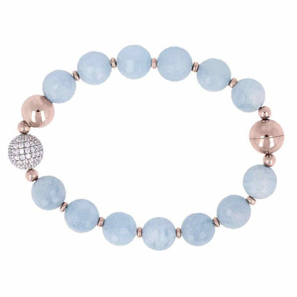 Bronzallure Gemstone Bead Bracelet