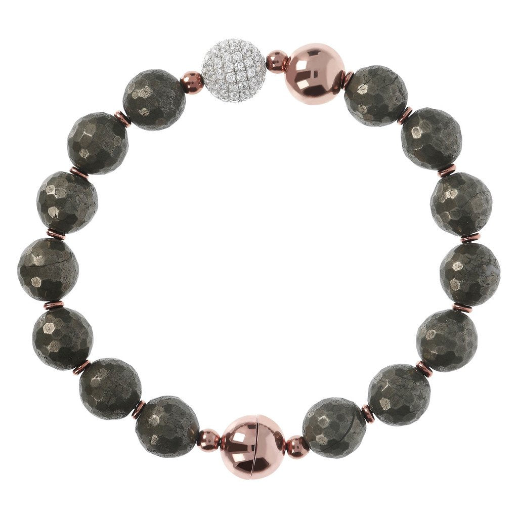 Bronzallure Gemstone Bead Bracelet