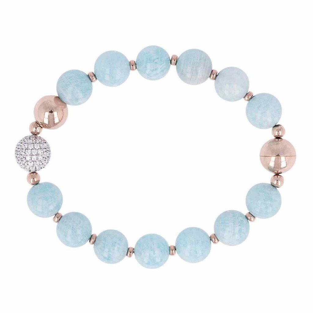 Bronzallure Gemstone Bead Bracelet