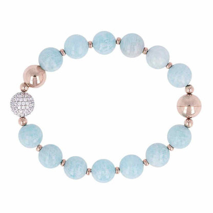 Bronzallure Gemstone Bead Bracelet