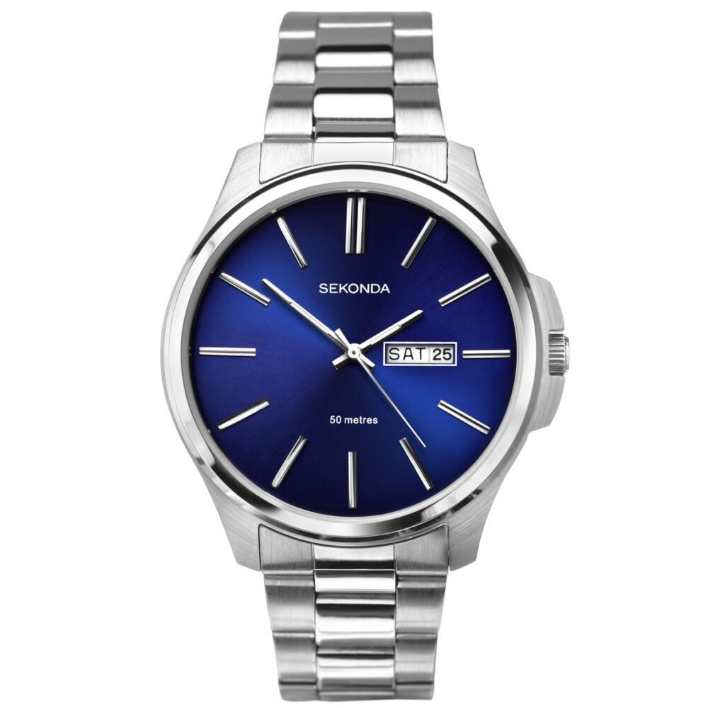 Sekonda Men's Classic Stainless Steel Bracelet Watch