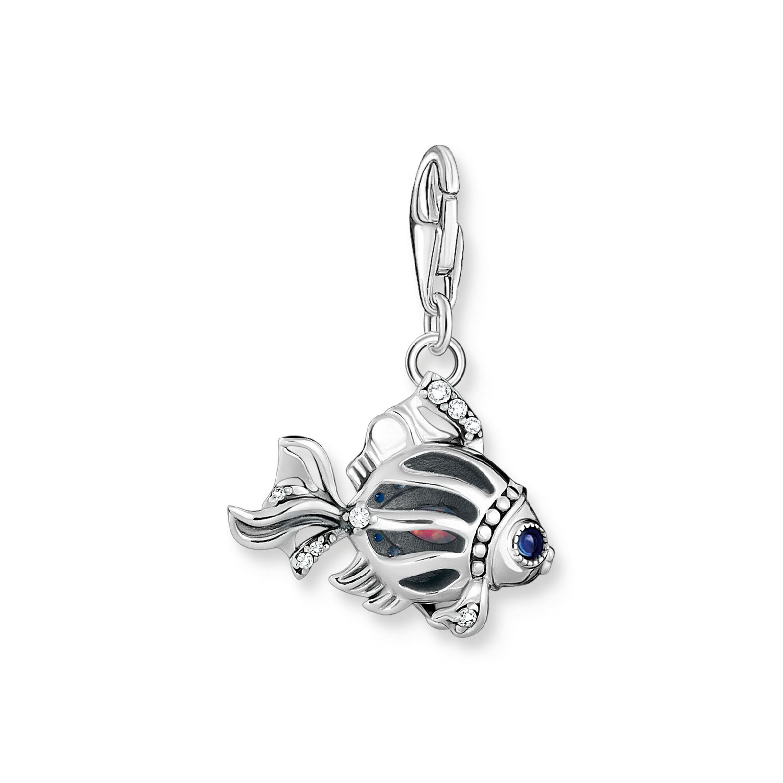 Thomas Sabo Charm pendant fish with blue stones silver - Image 3