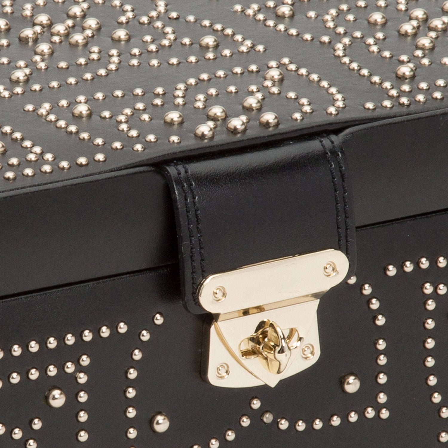 Wolf Marrakesh Flat Jewellery Box Black - Image 4