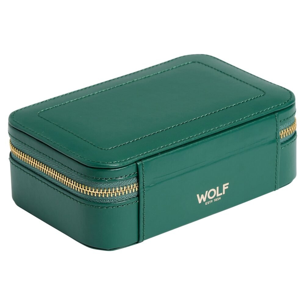 Wolf Sophia Travel Zip Case Forest Green - Image 5