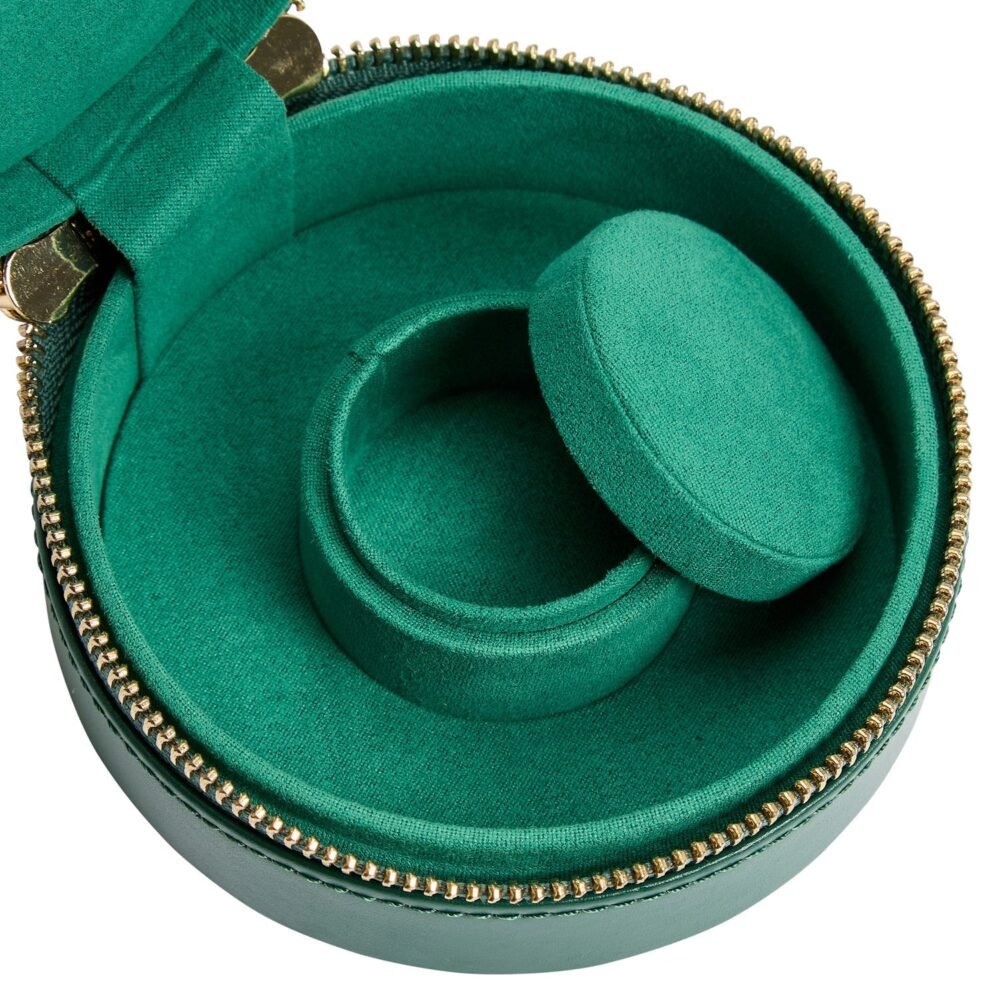 Wolf Sophia Mini Round Zip Case Forest Green - Image 5