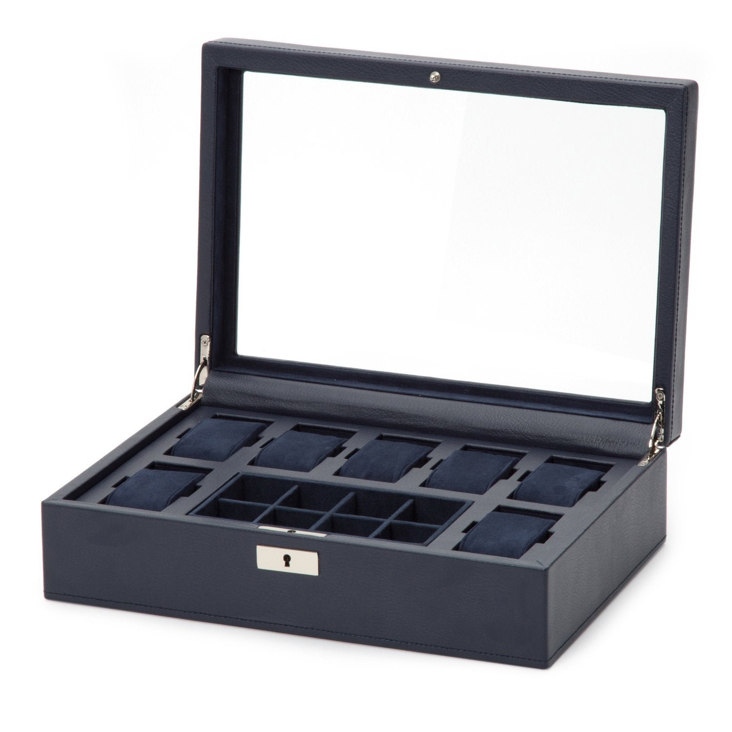 Wolf Howard Watch Box Navy - Image 3