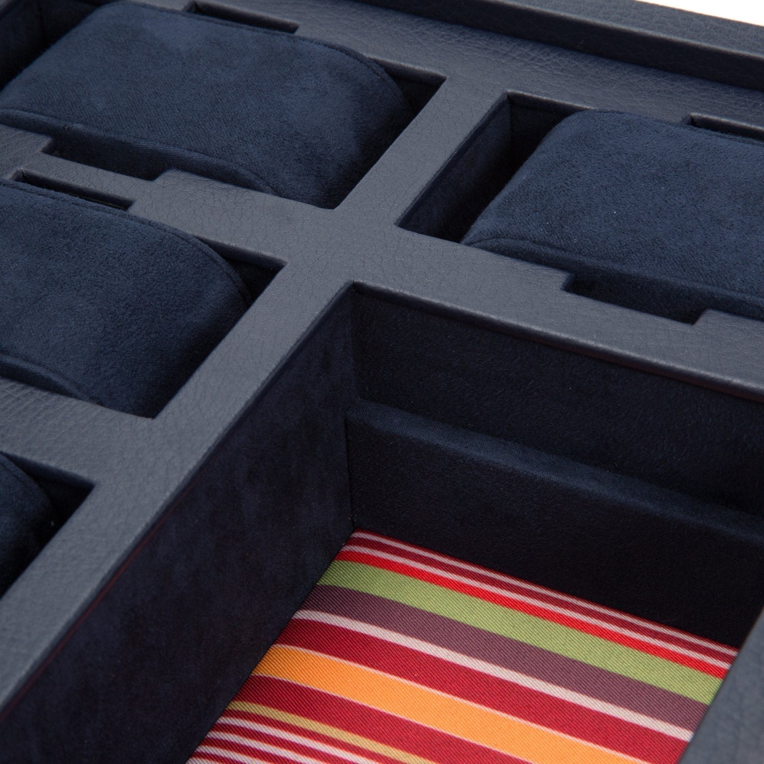 Wolf Howard Watch Box Navy - Image 5
