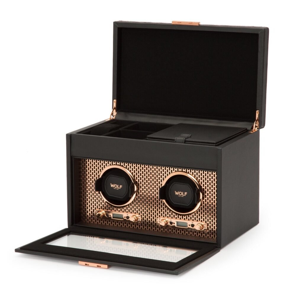 Wolf Axis Double Winder with Storage Copper Plated - Image 3