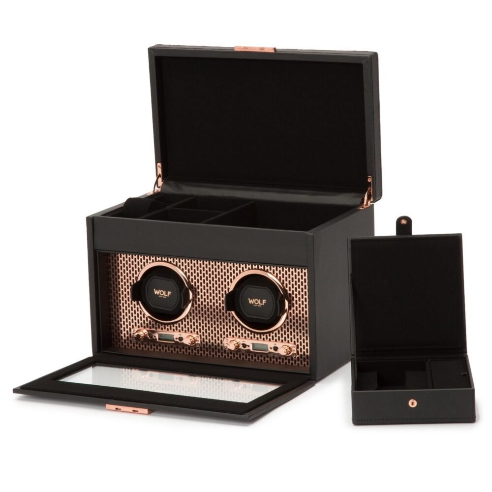 Wolf Axis Double Winder with Storage Copper Plated - Image 4