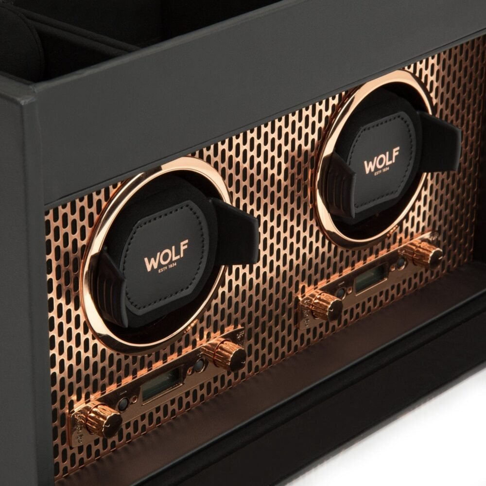 Wolf Axis Double Winder with Storage Copper Plated - Image 5