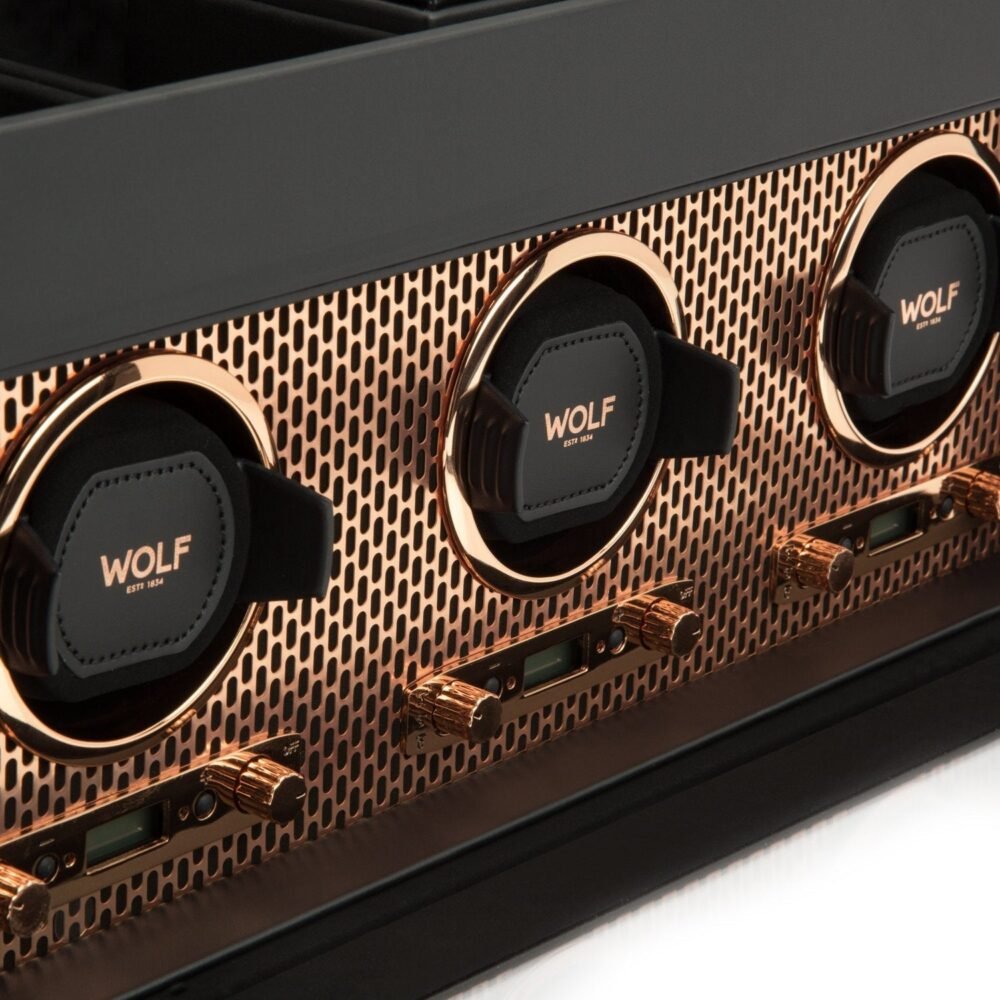 Wolf Axis Triple Winder with Storage Copper Plated - Image 3