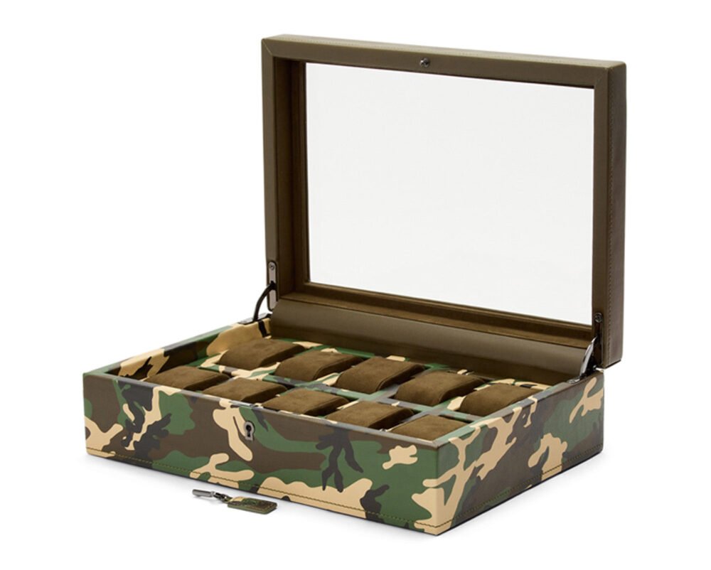 Wolf Elements 10 Piece Watch Box Camo - Image 2
